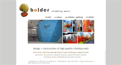Desktop Screenshot of bolderclimbingwalls.com